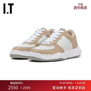 厚底运动鞋 Yasuhiro女款 新款 时尚 706BEG 拼色系带休闲鞋 Mihara