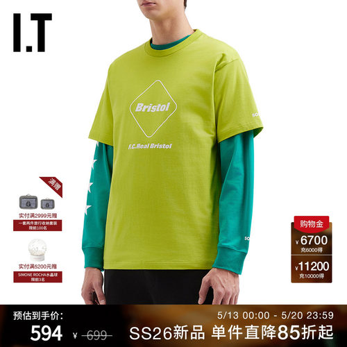 ITF.C.REALBRISTOL多色短袖T恤