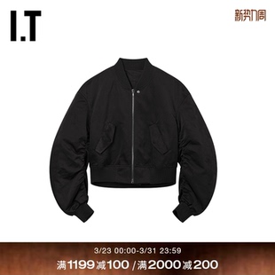 廓形飞行员夹克新款 Owens男装 宽松拉链外套792THDMQ Rick