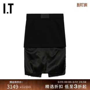 别致时髦叠层拼接西装 半身裙及膝裙新款 裙711GXN VETEMENTS女装