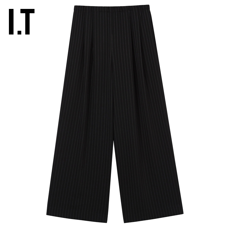 IT日本ENFÖLD竖条纹阔腿裤