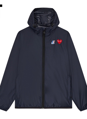 IT CDG PLAY COMME des GARÇONS川久保玲情侣款连帽夹克拉链外套