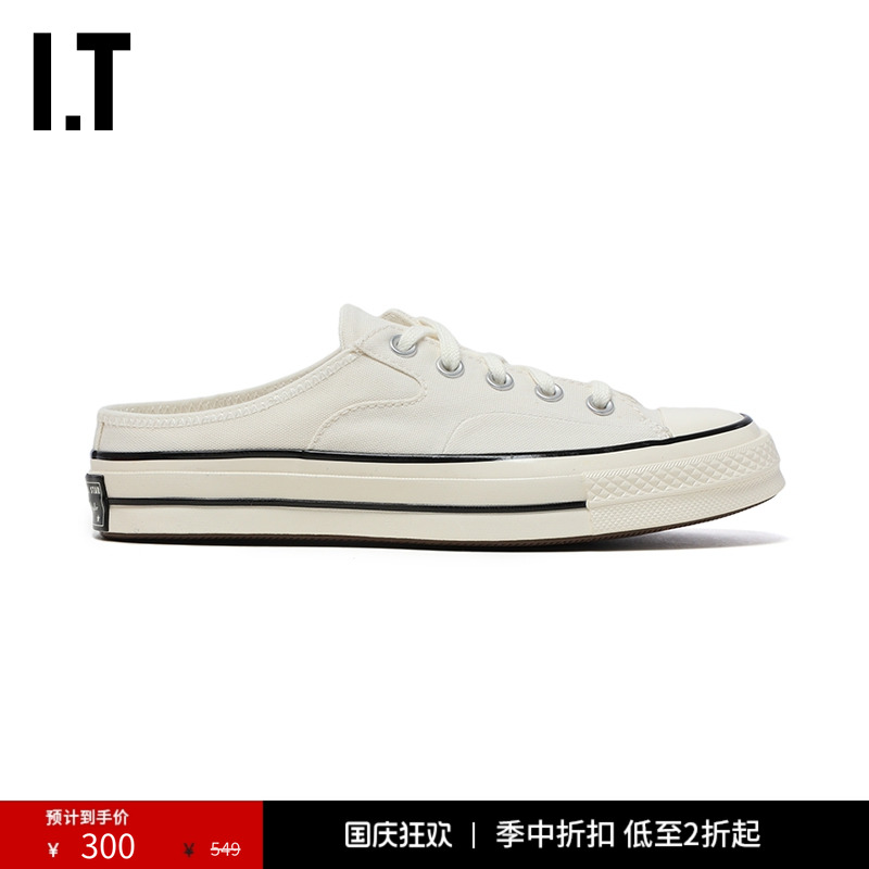 IT露跟帆布鞋时尚个性
