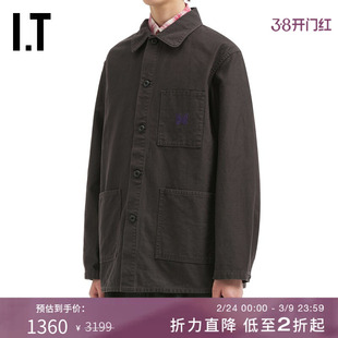 IT NEEDLES男装翻领工装夹克新款复古日潮宽松排扣外套RW2155MP