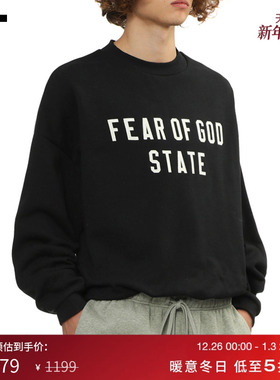 IT ESSENTIALS男装圆领卫衣新款潮流街头风宽松套头上衣256550MP