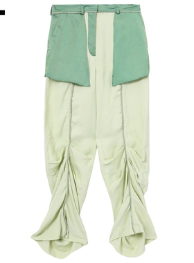 IT KIKO KOSTADINOV女装叠层长裤新款时髦艺术感反穿设计24T039XM