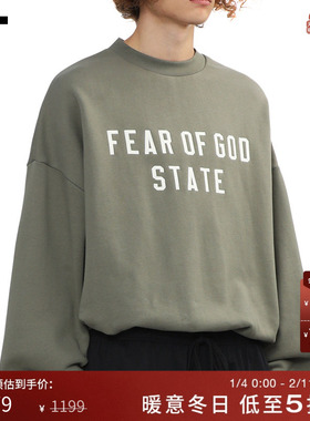 IT ESSENTIALS男装圆领卫衣新款潮流街头风宽松套头上衣256557MP