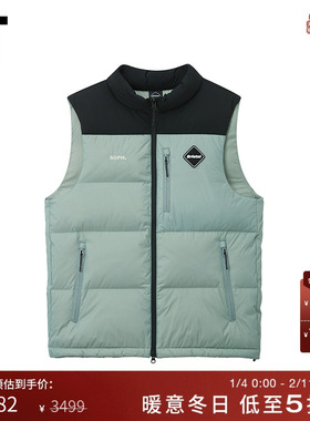 IT F.C.REAL BRISTOL男装羽绒马甲新款潮流酷感绗缝背心252021MP