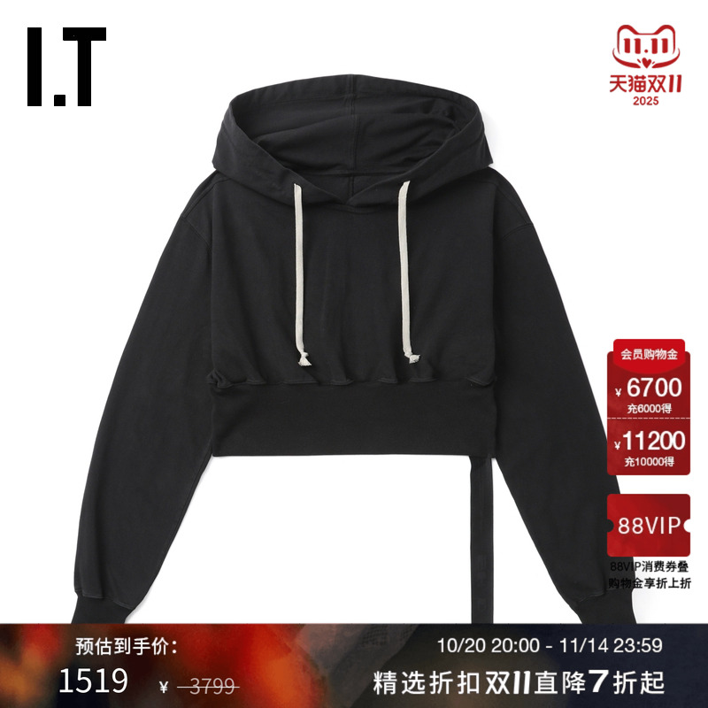 ITDRKSHDW短款连帽卫衣