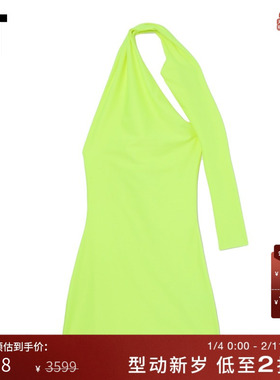 IT 1017 ALYX 9SM女装紧身连衣裙新品性感不对称镂空短裙18158XK