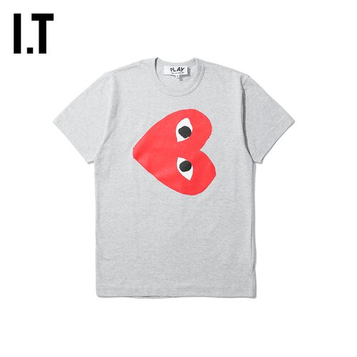 IT CDG PLAY COMME des GARCONS男装短袖T恤潮牌爱心LOGO印花64MD