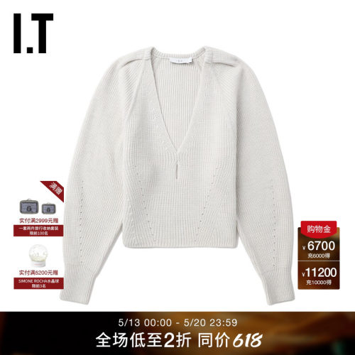 ITIRO深V领针织衫时尚大气
