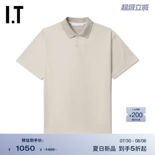 SOPH. 短袖 SOPHNET.男装 质感型男拼接上衣250041MO polo衫 新款