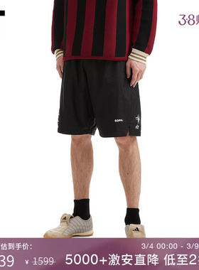 IT F.C.REAL BRISTOL男装松紧腰短裤新款酷感运动风休闲裤252140M