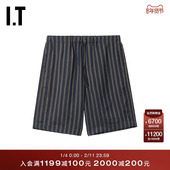 DRIES 直筒裤 VAN 条纹短裤 简约随性休闲裤 NOTEN男装 新款 209316