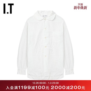 DES GARCONS GARCONS女装 衬衫 COMME 娃娃领长袖 CDG