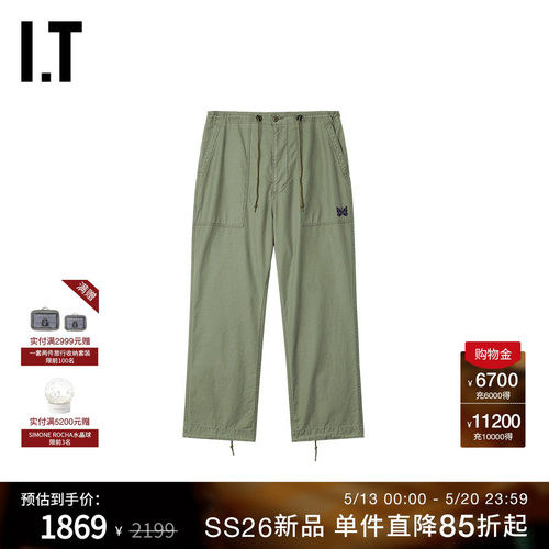 ITNEEDLES工装裤长裤简约潮流