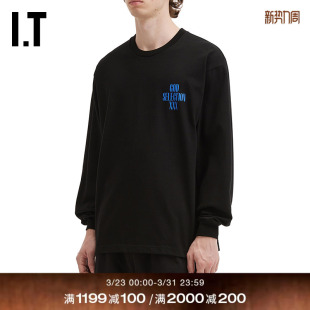 XXX男装 SELECTION 长袖 T恤新款 潮流照片印花圆领上衣 时尚 GOD