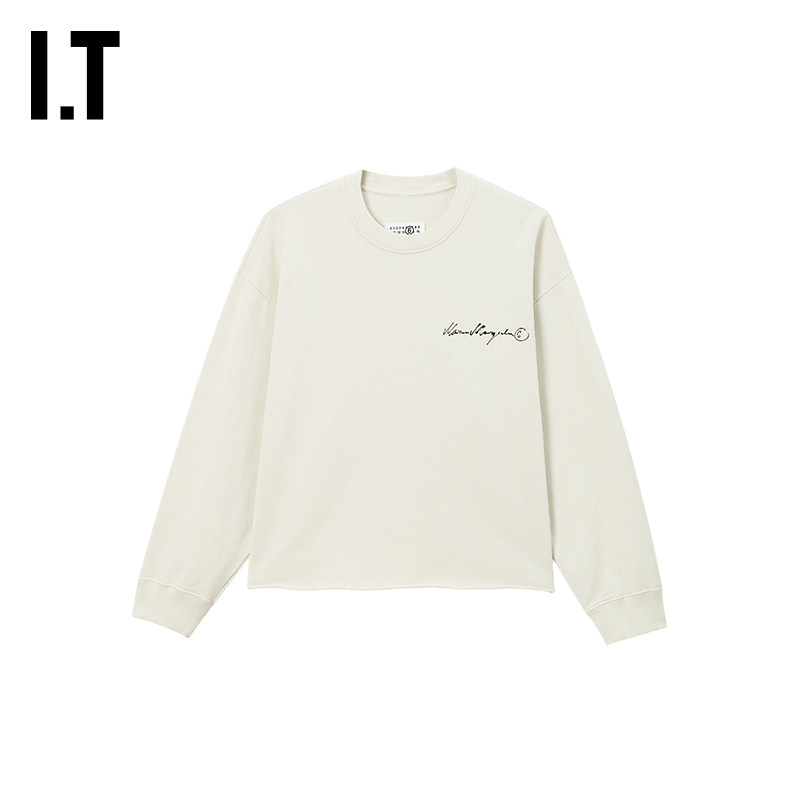 IT MM6 Maison Margiela女装圆领卫衣新款休闲活力宽松套头衫上衣