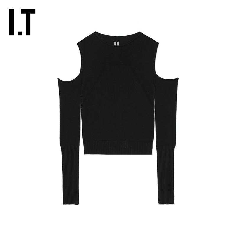 ITRickOwens超长袖针织衫