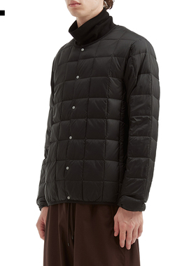 IT TAION男装圆领羽绒外套新款时尚质感方格绗缝羽绒服N104OSMP
