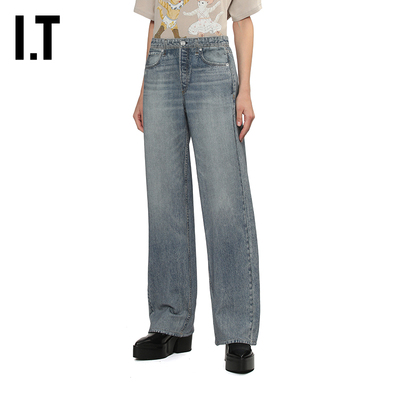 ITrag&bone宽松牛仔长裤