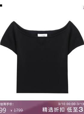 IT LouLou Studio女装露脐短袖T恤新款时尚辣妹修身短上衣OLBCKXP