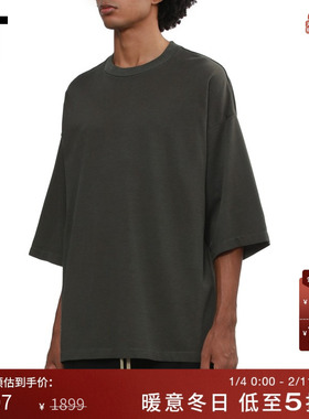 IT FEAR OF GOD男装廓形短袖T恤新款简约随性落肩半袖103019MP