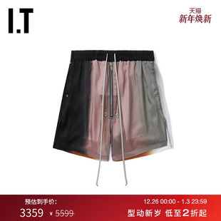 松紧腰短裤 Owens男装 新款 潮流时尚 391JP1MM 拼色休闲裤 Rick