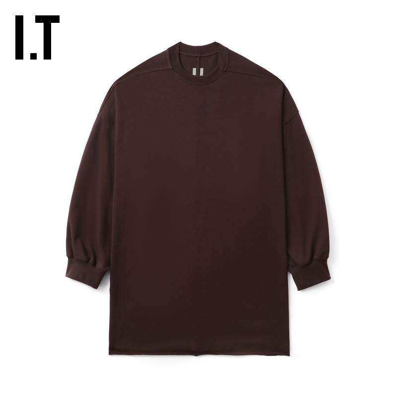 ITRickOwens小圆领长袖T恤