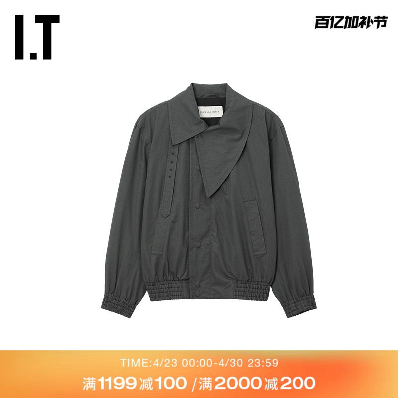 IT DRIES VAN NOTEN男装不对称翻领夹克新款酷感有型外套205029MQ