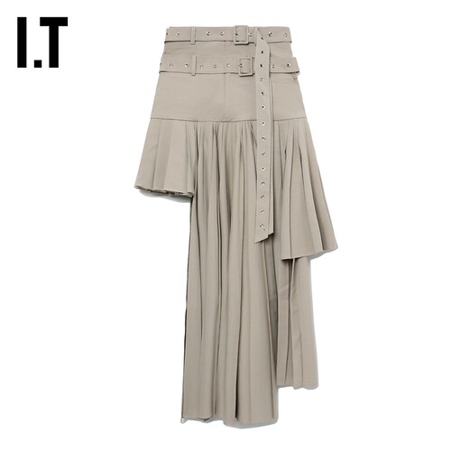 ITROKH不规则半身裙摩登时髦