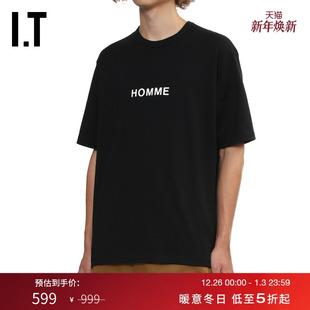 des GARCONS HOMME男装 T恤宽松圆领半袖 COMME 休闲短袖 CDG