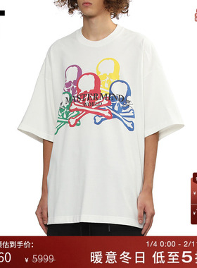 IT MASTERMIND WORLD男装廓形短袖T恤新款个性潮酷印花半袖041012