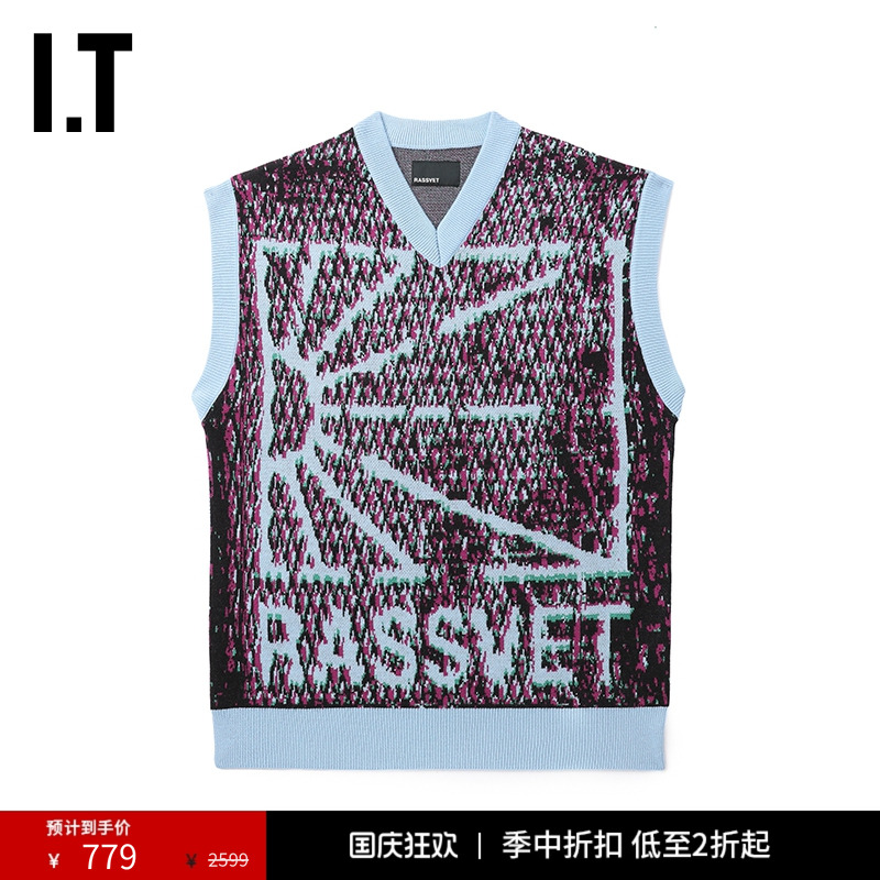 ITRASSVETV领针织背心