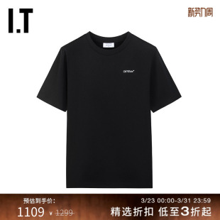 WHITE™情侣装 饰半袖 新款 T恤复古文艺油画图案装 圆领短袖 OFF