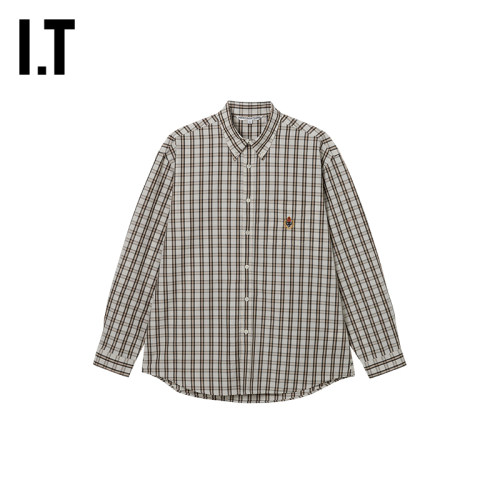 ITHERITAGEFLOSS长袖格纹衬衫