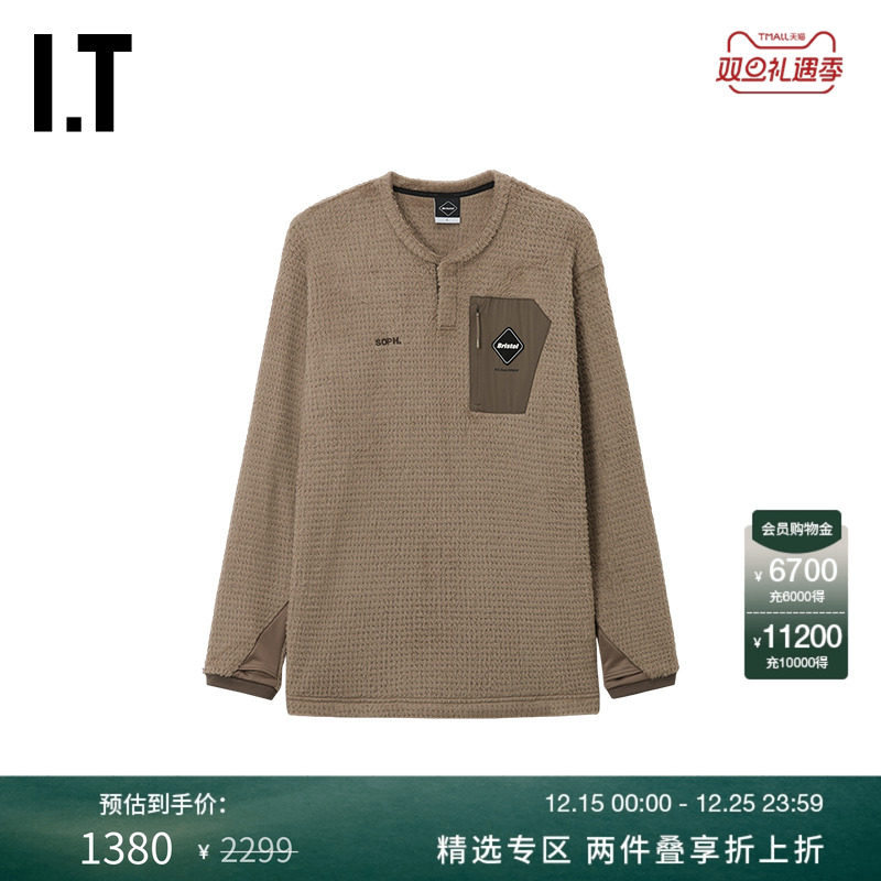 ITF.C.REALBRISTOL毛绒长袖T恤