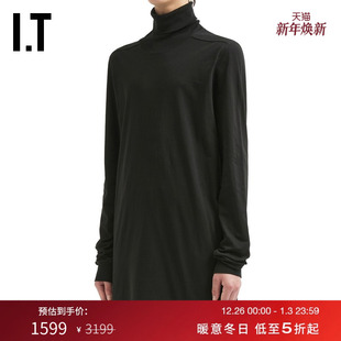 T恤新款 高领长袖 Owens男装 简约有型宽松纯色长上衣1286JA Rick