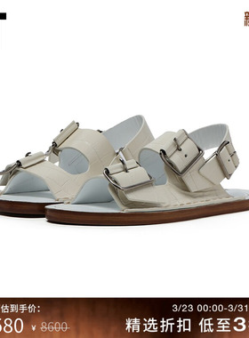 IT JIL SANDER女款露趾凉鞋新品时尚休闲双绊带沙滩鞋P0053P4K