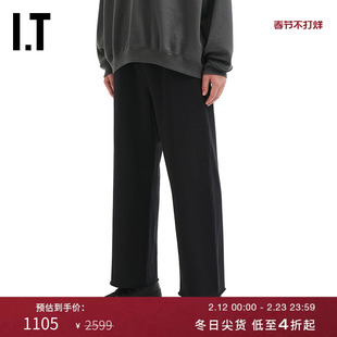 IT MARKAWARE男装运动裤长裤新款简约基础款纯色卫裤直筒裤T01CMP