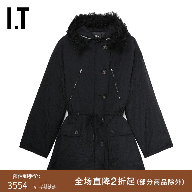 ITOURLEGACY中长款连帽大衣