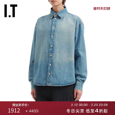 ITJACQUEMUS长袖牛仔衬衫
