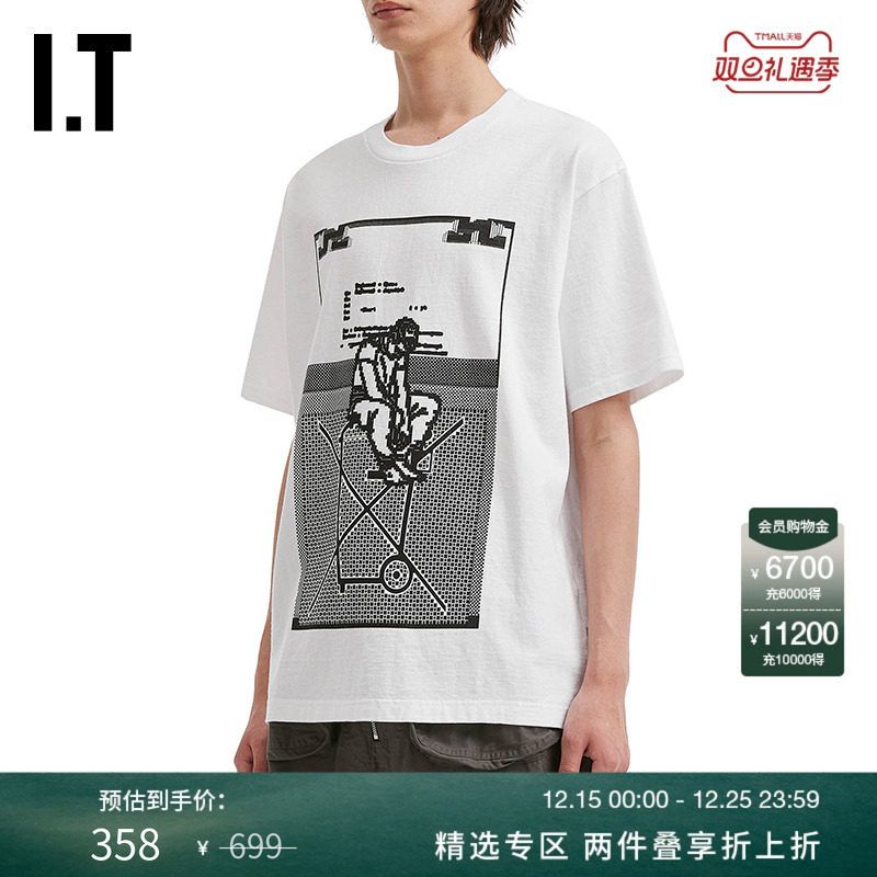 ITC.E宽松短袖T恤潮流个性