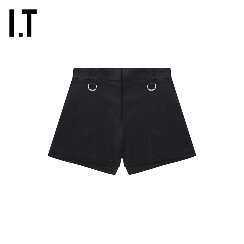 IT OFF-WHITE™女装纯色合身西装裤短裤030000XM