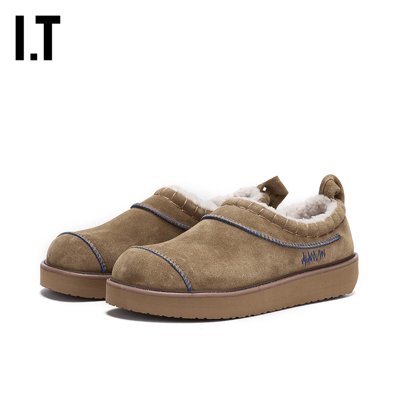 ITADERerror绒面革低帮休闲鞋