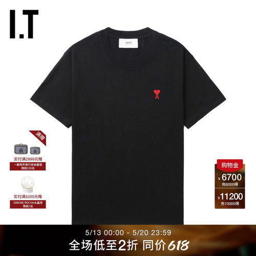 ITAMI圆领短袖T恤基础日常款