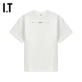 个性 简约纯色开叉上衣STS3OWXO 圆领短袖 T恤新款 ADER error女装