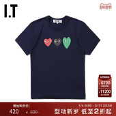 COMME 新品 des PLAY女装 T恤2019秋季 GARÇONS 短袖 爱心印花18