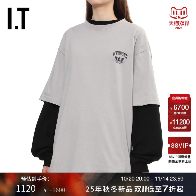 ITWe11Done廓形短袖T恤